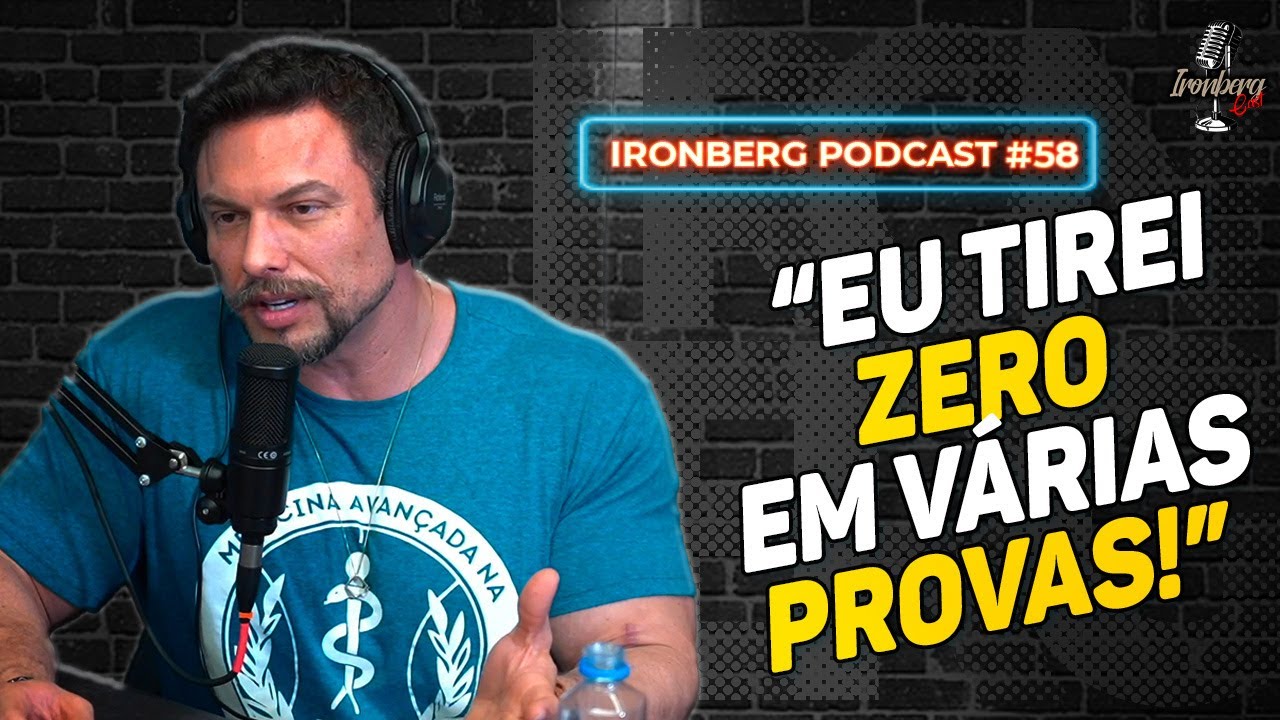 MUZY CONTA A EXPERI&Ecirc;NCIA NO VESTIBULAR PARA MEDICINA - IRONBERG PODCAST CORTES