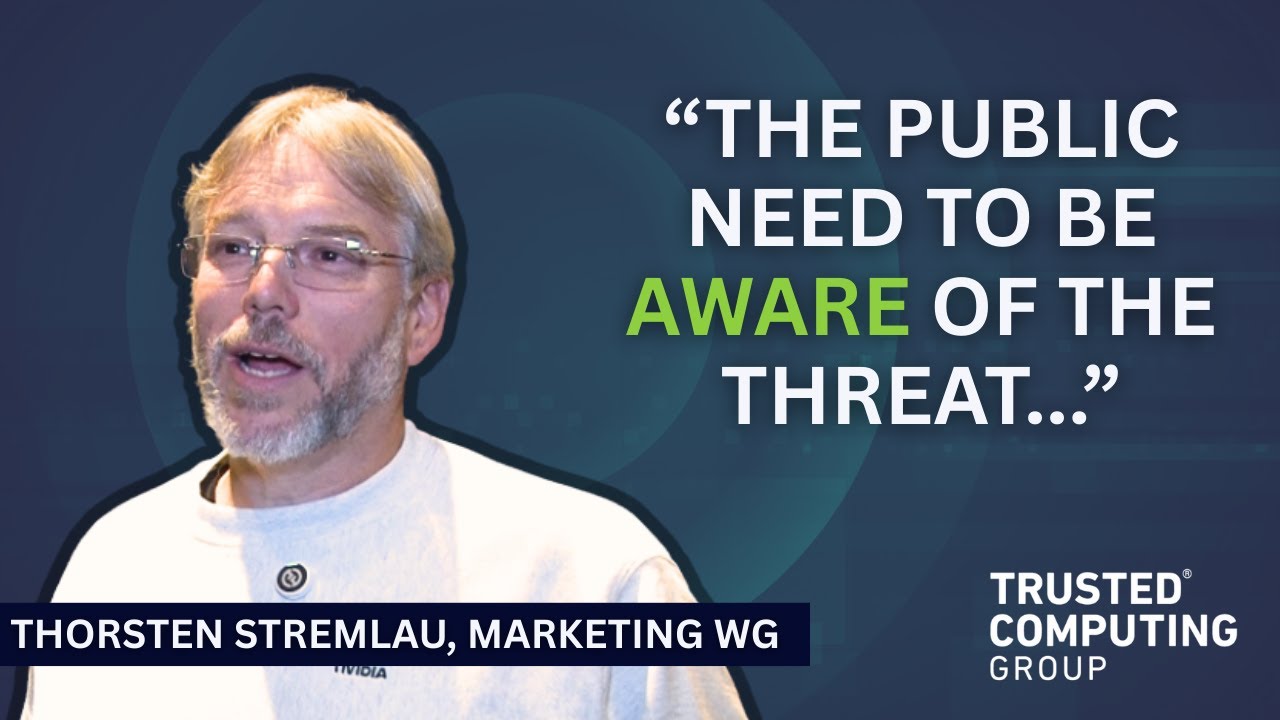 Boosting the visibility of TCG's PQC work: Marketing Co-Chair Thorsten Stremlau explains