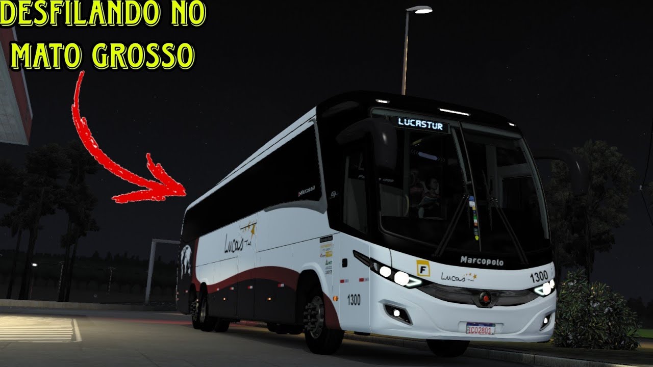 BOTANDO ÔNIBUS DA LUCASTUR PRA DESFILAR | ETS 2 1.56