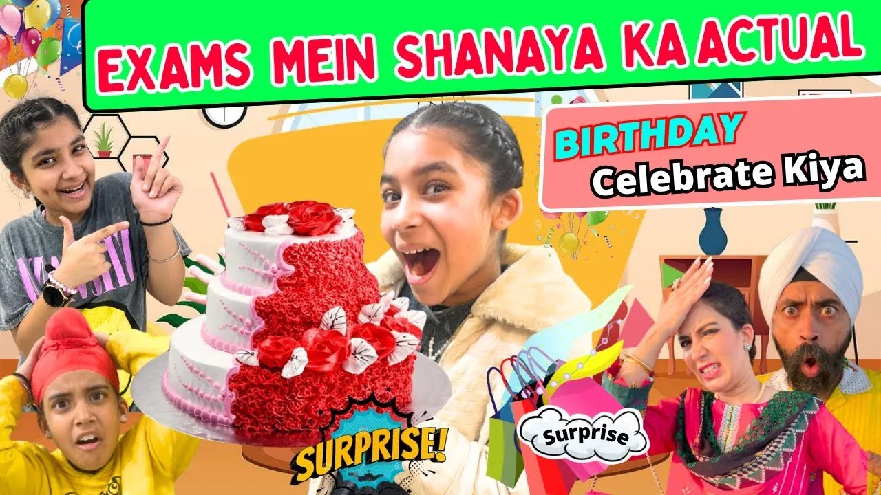 Exams Mein Shanaya Ka Actual Birthday Celebrate Kiya | RS 1313 VLOGS | Ramneek Singh 1313