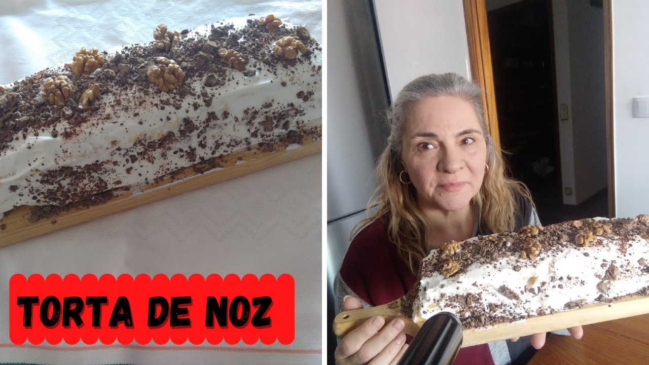 Torta de Noz. Como faço Torta de Noz.