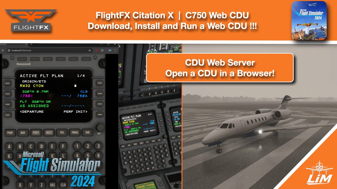 MSFS 2024 | FlightFX Citation X | C750 Web CDU