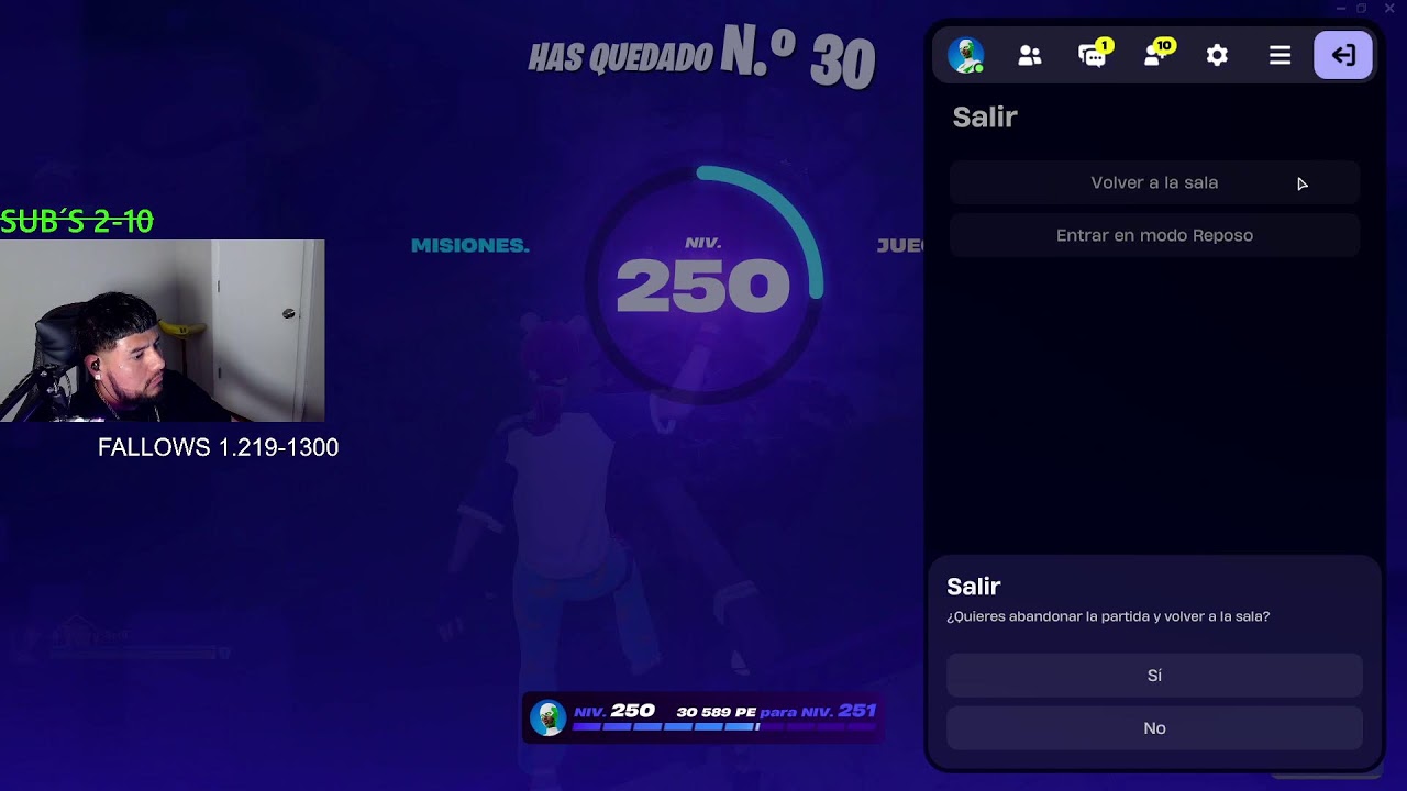 COPA DE CLASIFICATORIA EN DUOS CON EL ABONERO FORTNITE  @fortnite CHAPTER 7    x   Live Stream