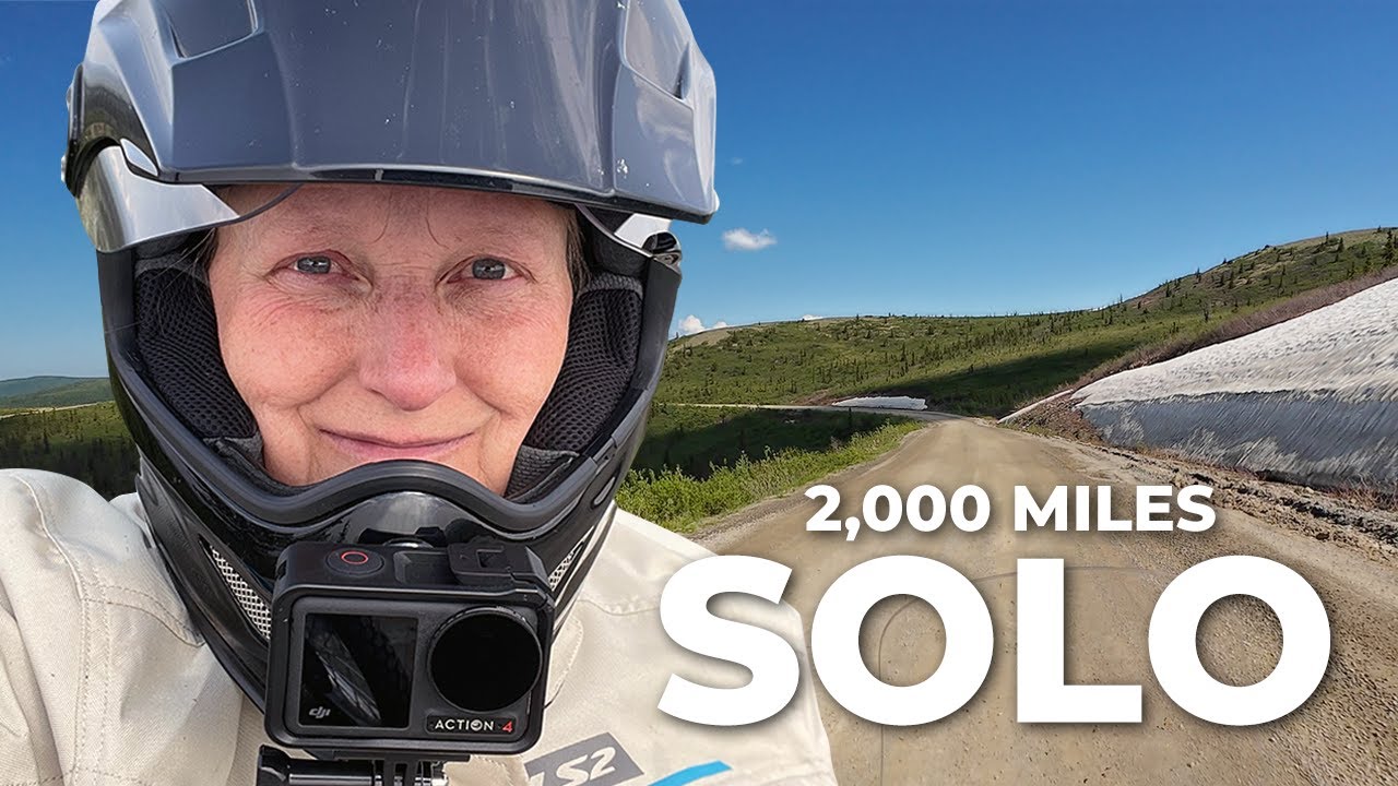 Midlife Woman’s Solo DR650 Adventure Across Alaska & Canada | Dust to Dawson: Top of the World Hwy
