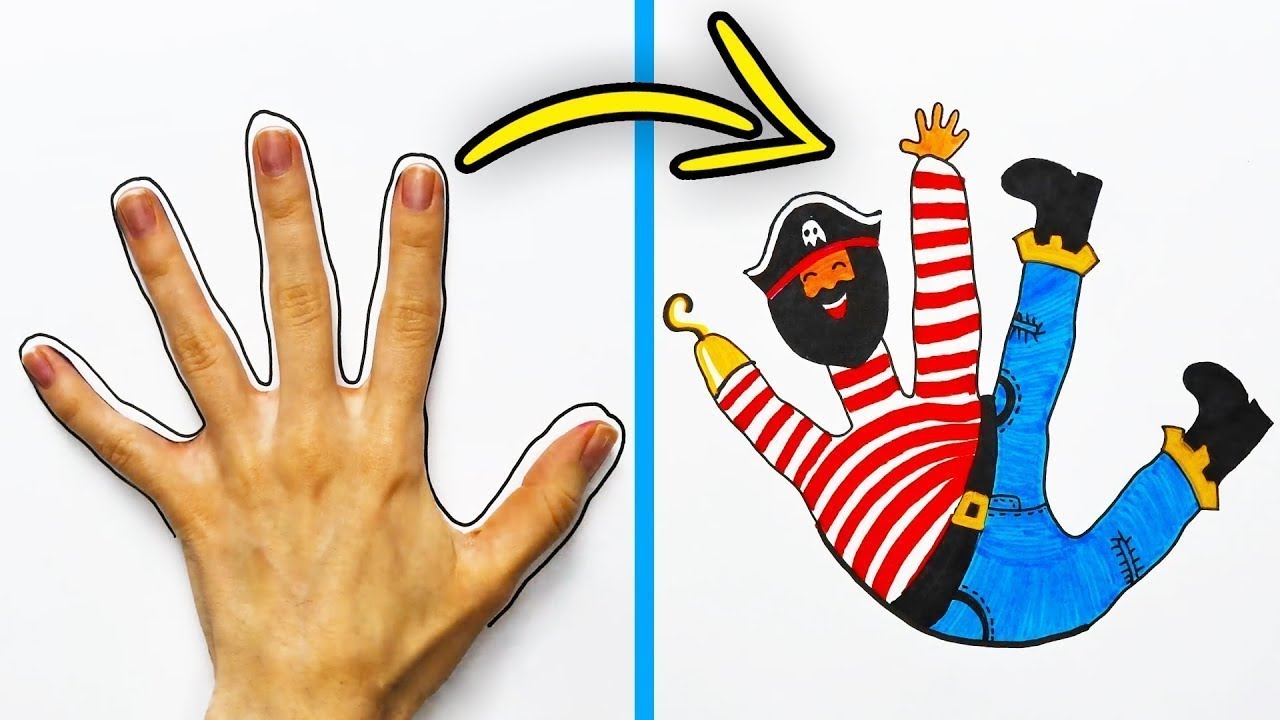 35 TRUCOS DIVERTIDOS Y FÁCILES PARA DIBUJAR