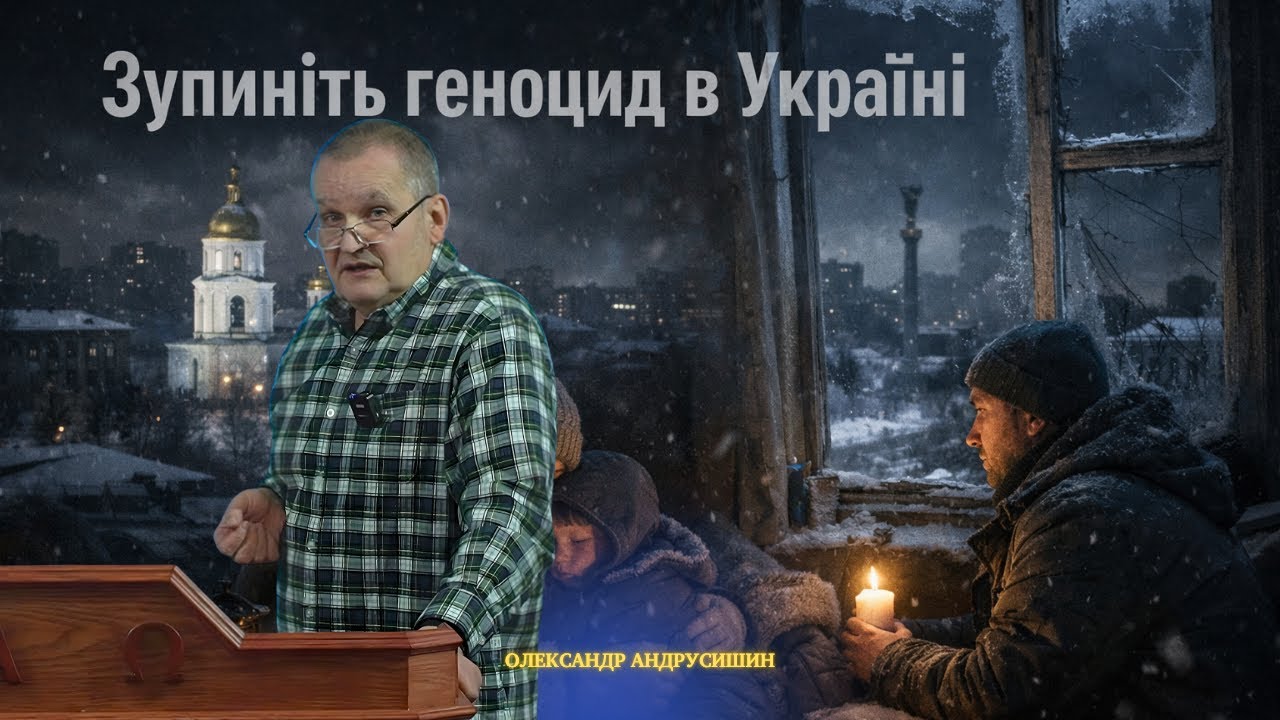 Зупинити геноцид в Україні. Молитва. Андрусишин Олександр