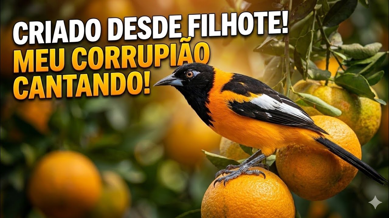 Corrupião chegou em casa olha que incrível 