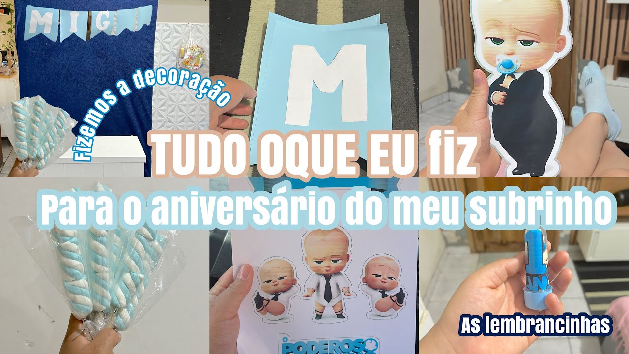 ANIVERSÁRIO DO MEU SUBRINHO DE 1 ANO 🩵🥹😍