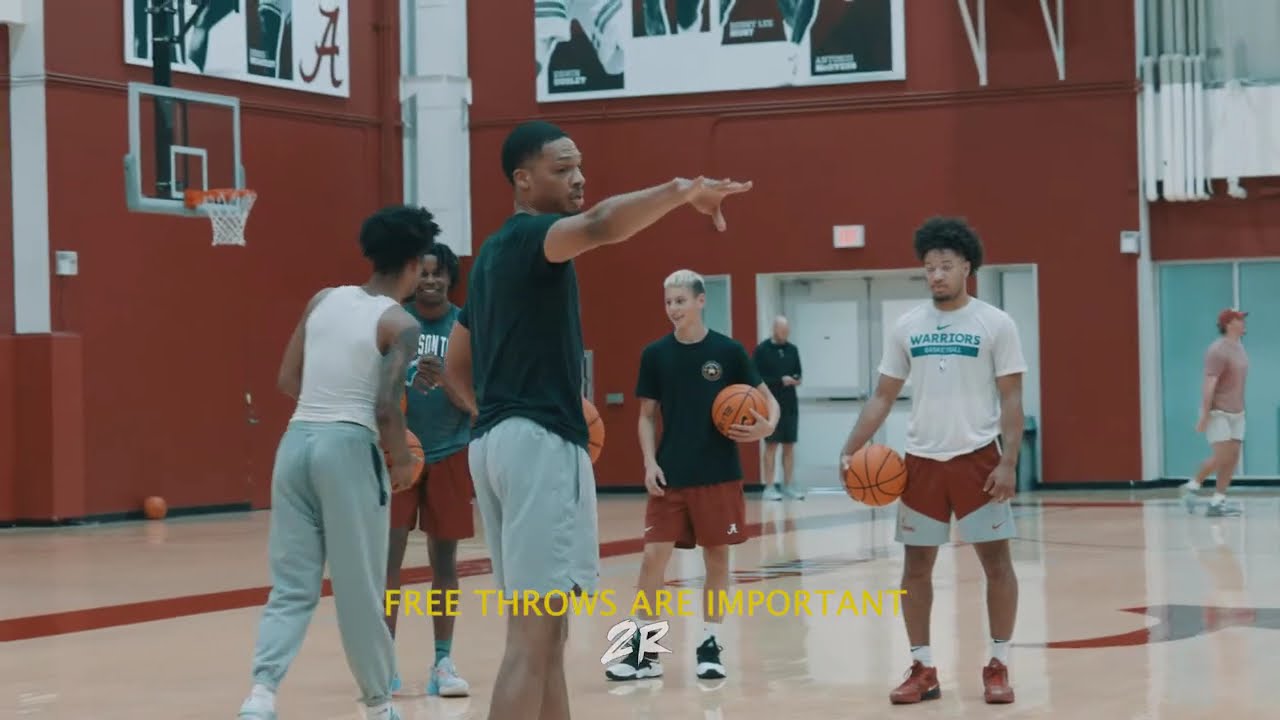 ALABAMA BASKETBALL GUARDS WORKOUT (AARON ESTRADA MARK SEARS & LATRELL WRIGHTSELL)