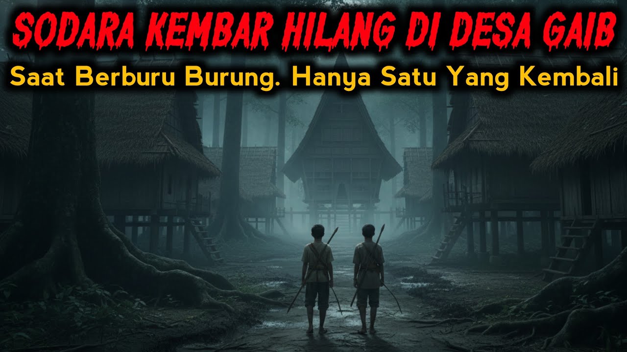 KISAH NYATA: SODARA KEMBAR TERSERET KE RUMAH TAK KASAT MATA - CERITA MISTERI - CERITA HOROR