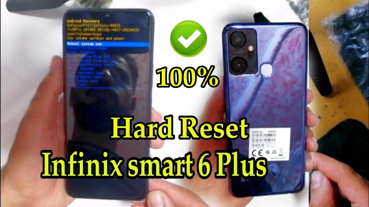 Hard Reset infinix Smart 6 plus 1M%✔️