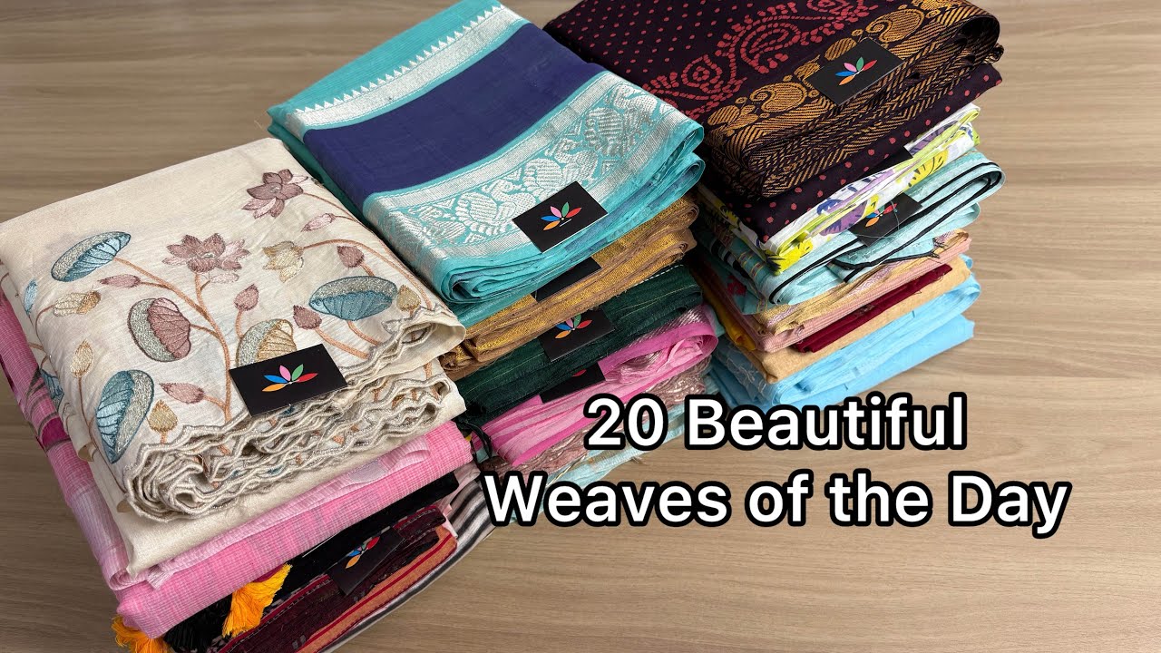 20 Beautiful Weaves of the Day | WhatsApp : 7338872202 | Shop on www.fabk.in #fabksarees #sareelove 