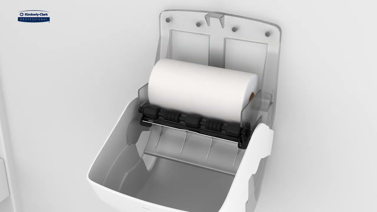 Guía de instalación - Dispensador Scott Basic para Toalla en Rollo de Alto Tráfico