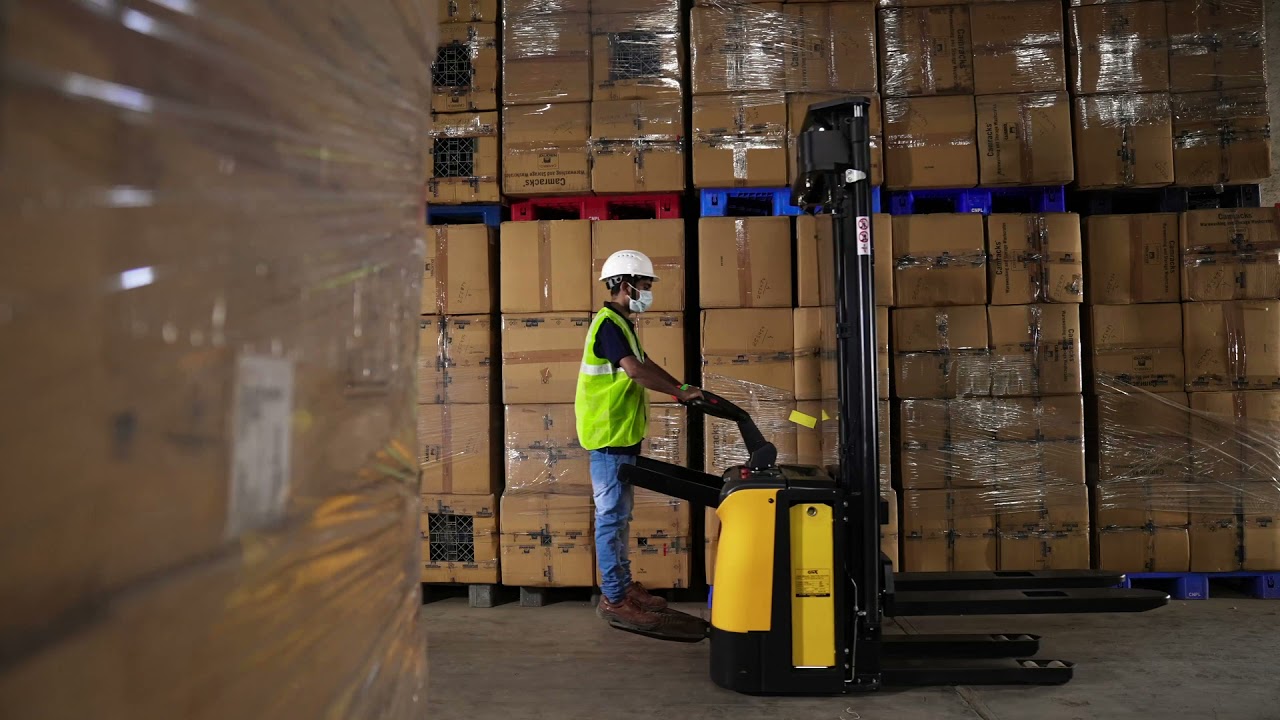 Ride-On Stacker with EPS | Nilkamal Material Handling