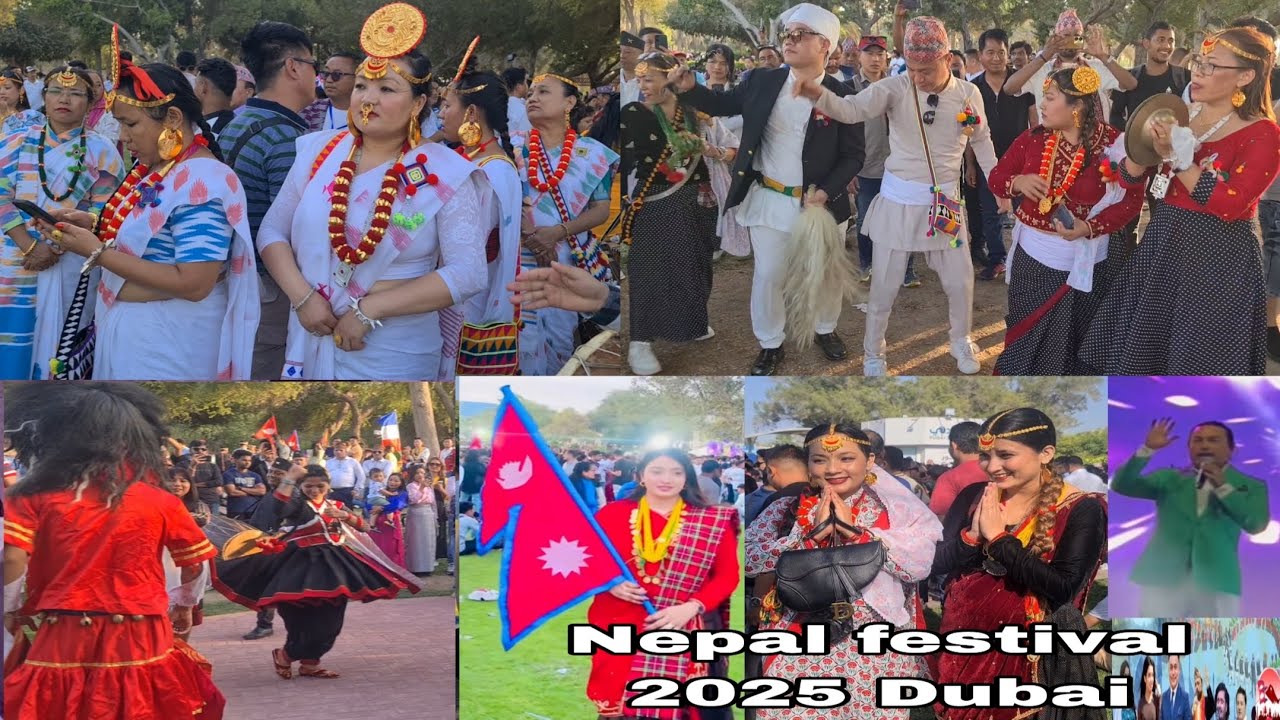 Nepal Culture Dance Folk Art Nepal Festival Dubai 2025 Creek Park