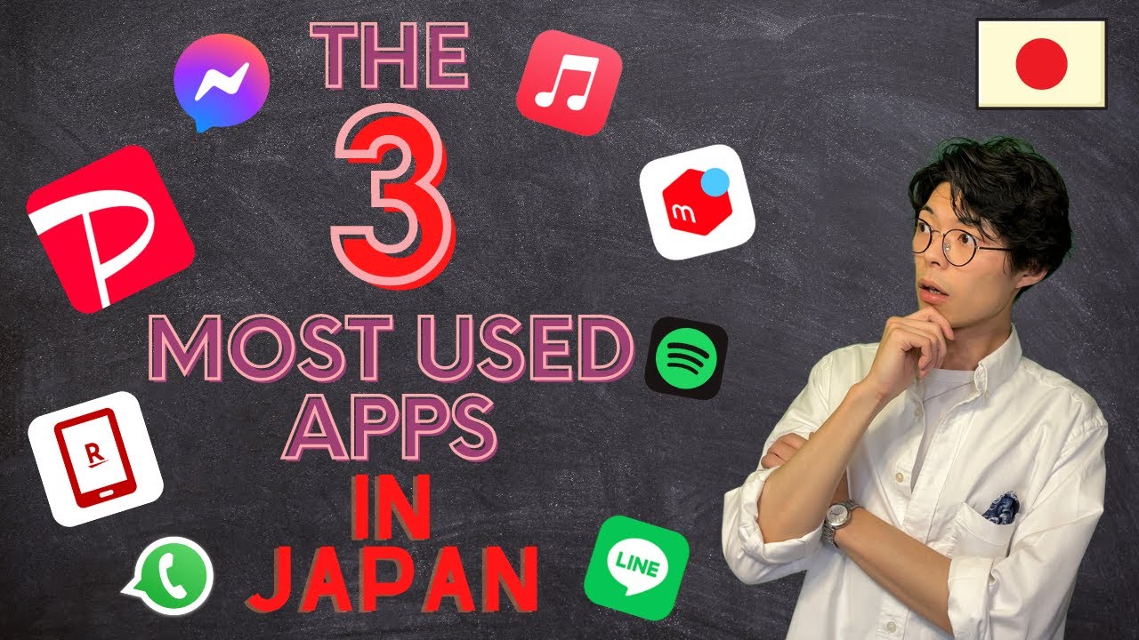 The 3 most used Apps in Japan!!