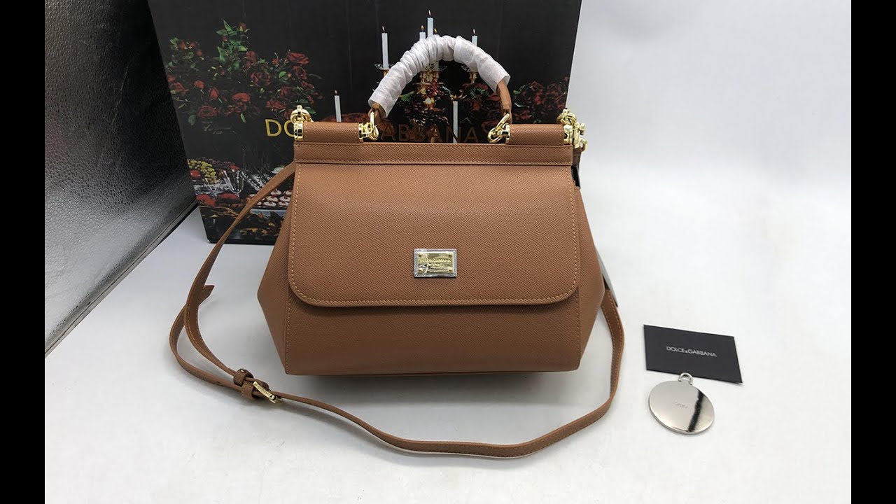 Dcolce & Gabbana Medium Dauphine Leather Sicily Bag Brown Review