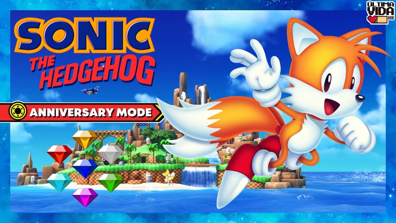 SONIC ORIGINS (TAILS IN SONIC 1) | SUPER TAILS | 7 ESMERALDAS DO CAOS | ZERADO SEM MORRER!