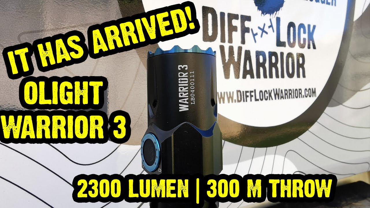 ULTIMATE GEAR SERIES | EDC TORCH | WARRIOR 3 | 2300 LUMEN