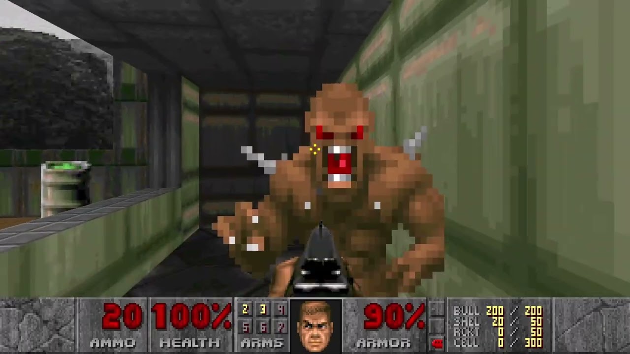 [DOOM] E1M2 Nuclear Plant (NO COMMENTARY)