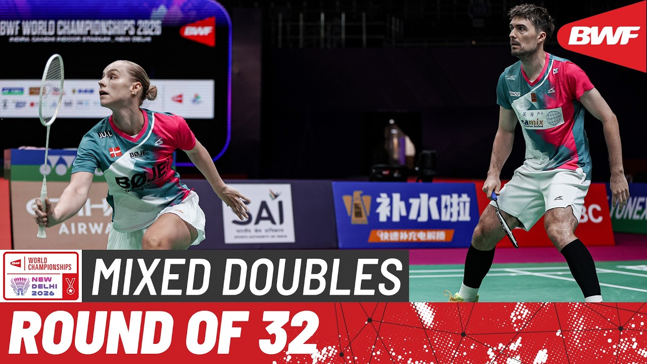 BWF World Championships 2026 | Christiansen/B&oslash;je (DEN) [3] vs Faza/Pranata (INA) | R32