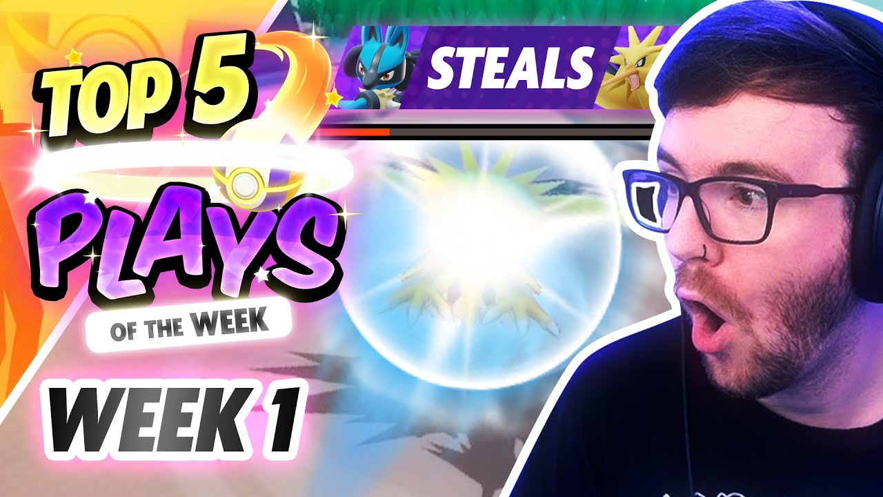 Top 5 PLAYS of the WEEK! The Best Pokemon Unite Plays! (Week 1)