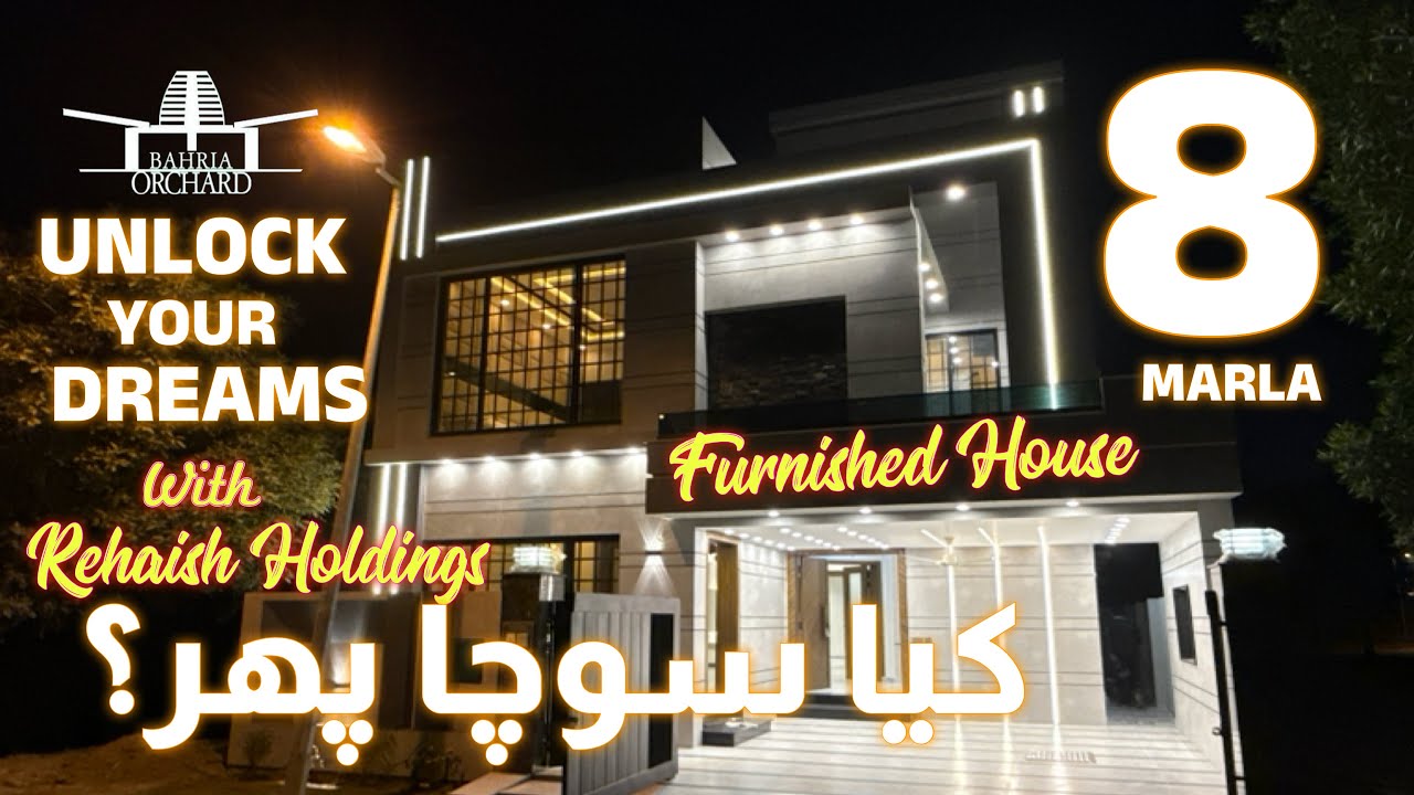 Unlock Your Dreams! 8 Marla Furnished House For Sale Bahria Town Lahore