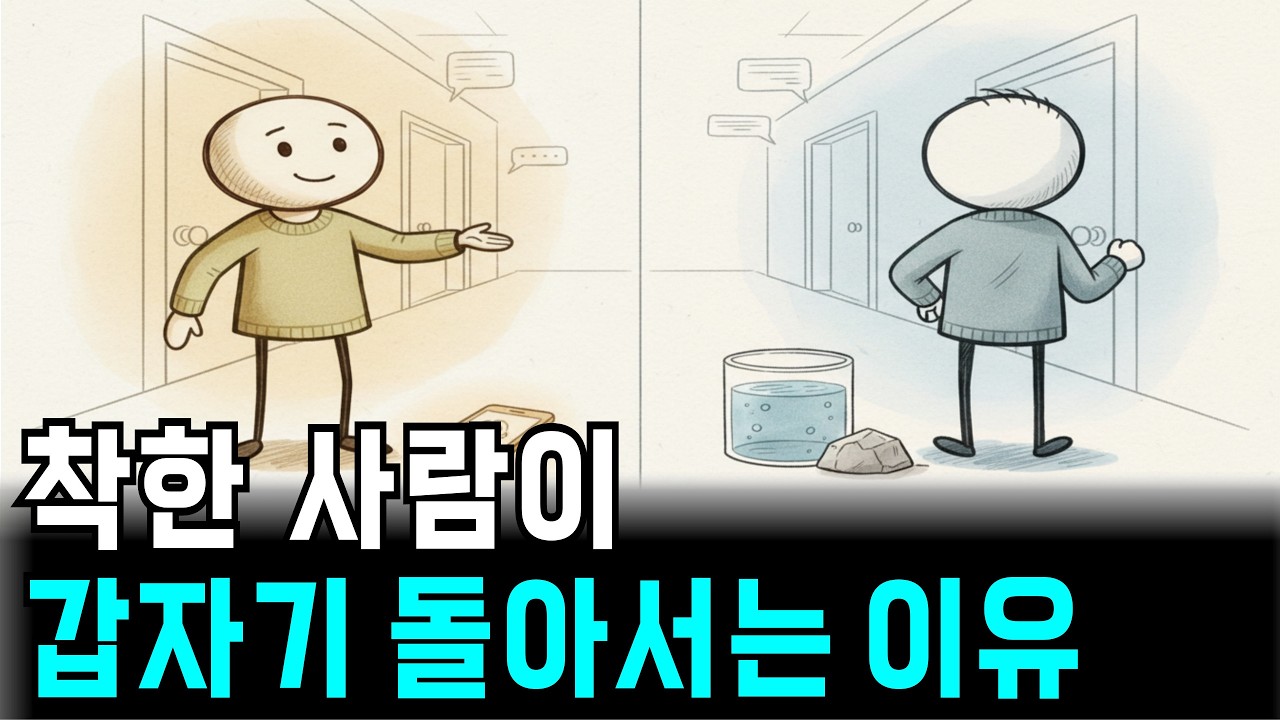 잘해줬던 사람이 갑자기 차갑게 돌아서는 소름돋는 진짜 이유