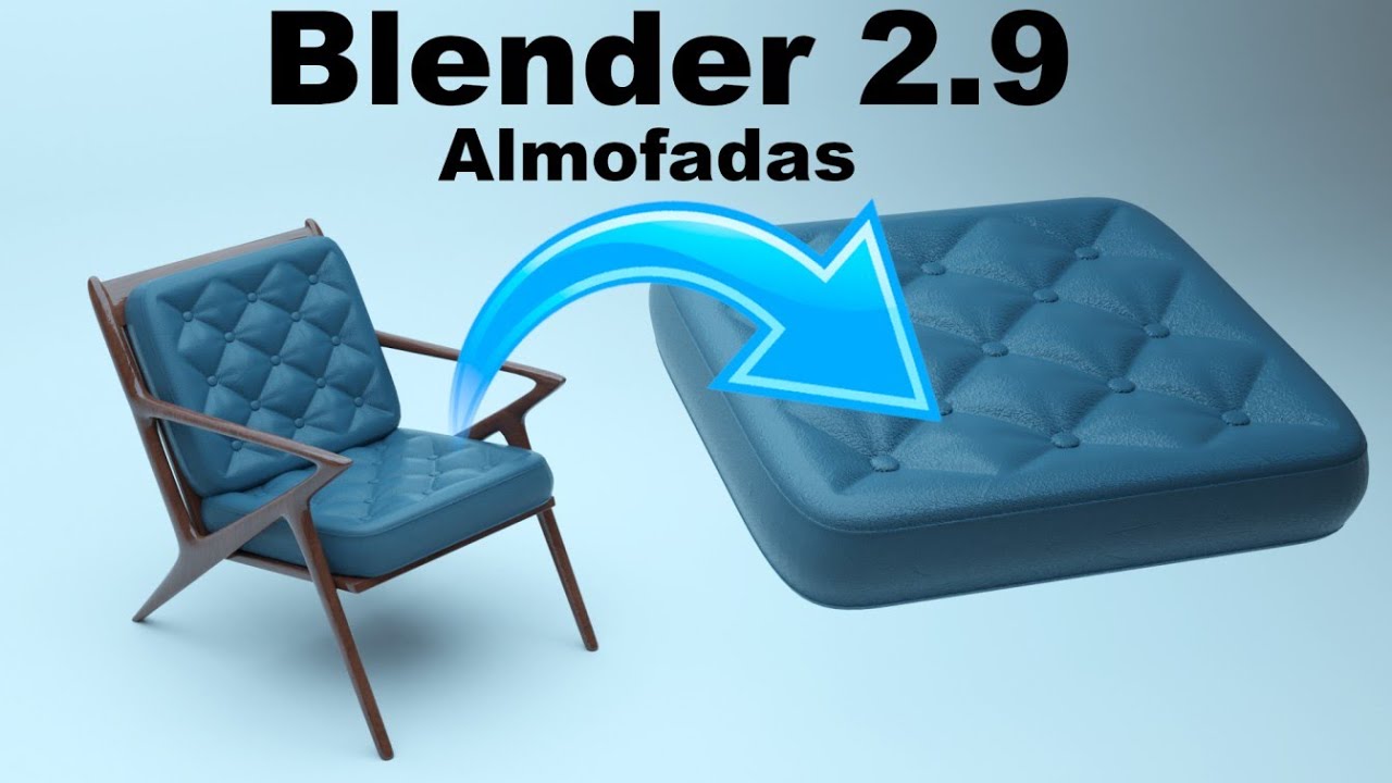 Modelagem no Blender 2.9 - Almofada
