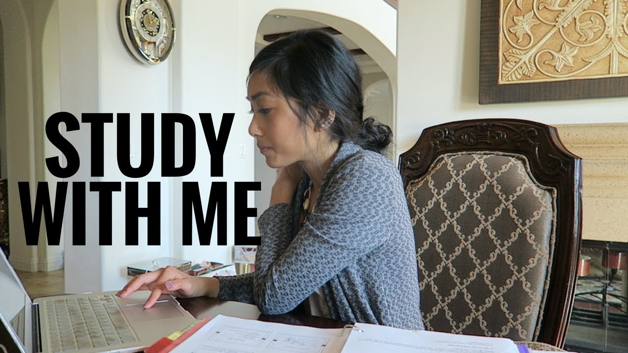 STUDY WITH ME | 1 hour real-time study session + music