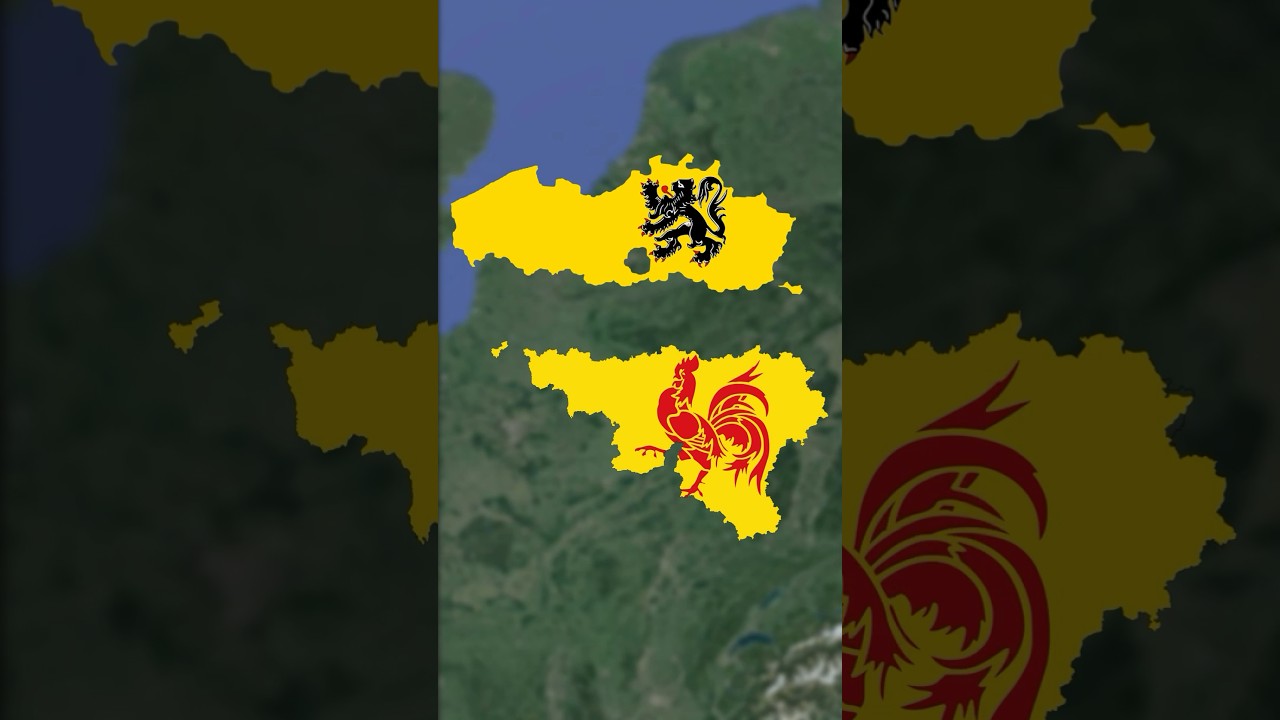 Давайте сравним Фландрию с Валлонией! 🇧🇪 #шорты