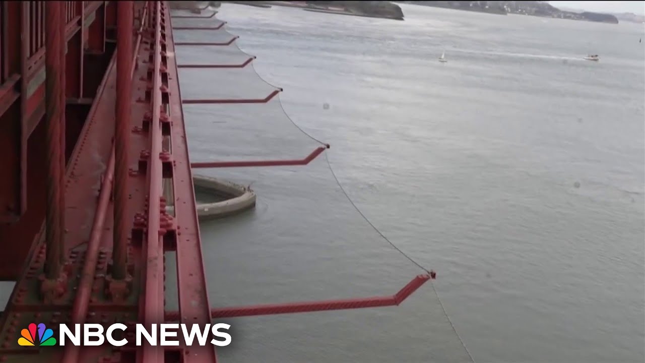 Golden Gate Bridge adds suicide-deterrent nets