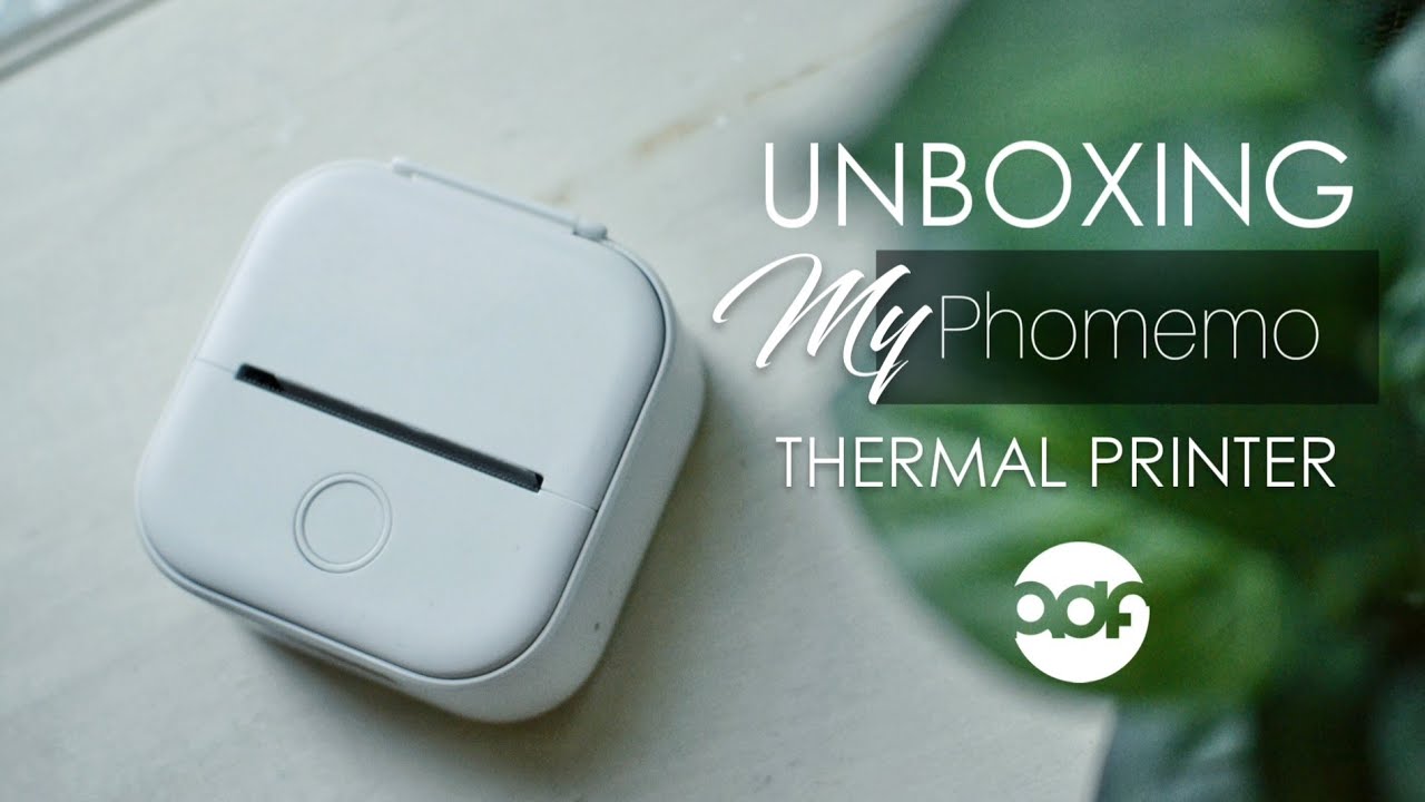Phomemo Thermal Printer Unboxing