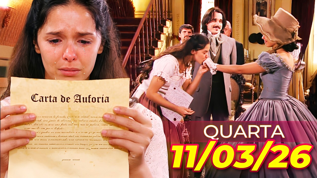 A Escrava Isaura (11/03/2026) Capítulo de Hoje Completo, Quarta-Feira - Resumo