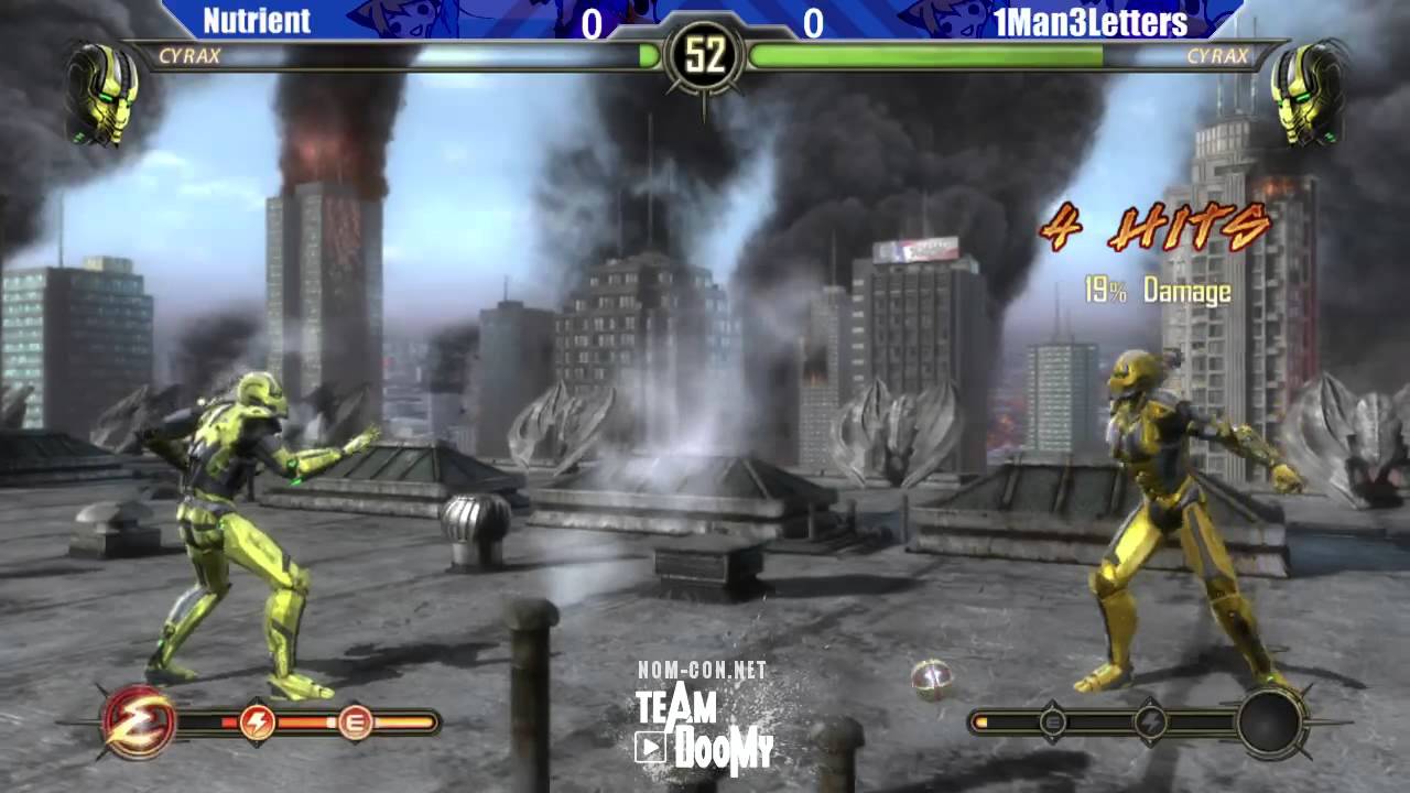 DoC13 Mortal Kombat 9 Tournament Nutrient Cyrax vs 1Man3Letters Cyrax