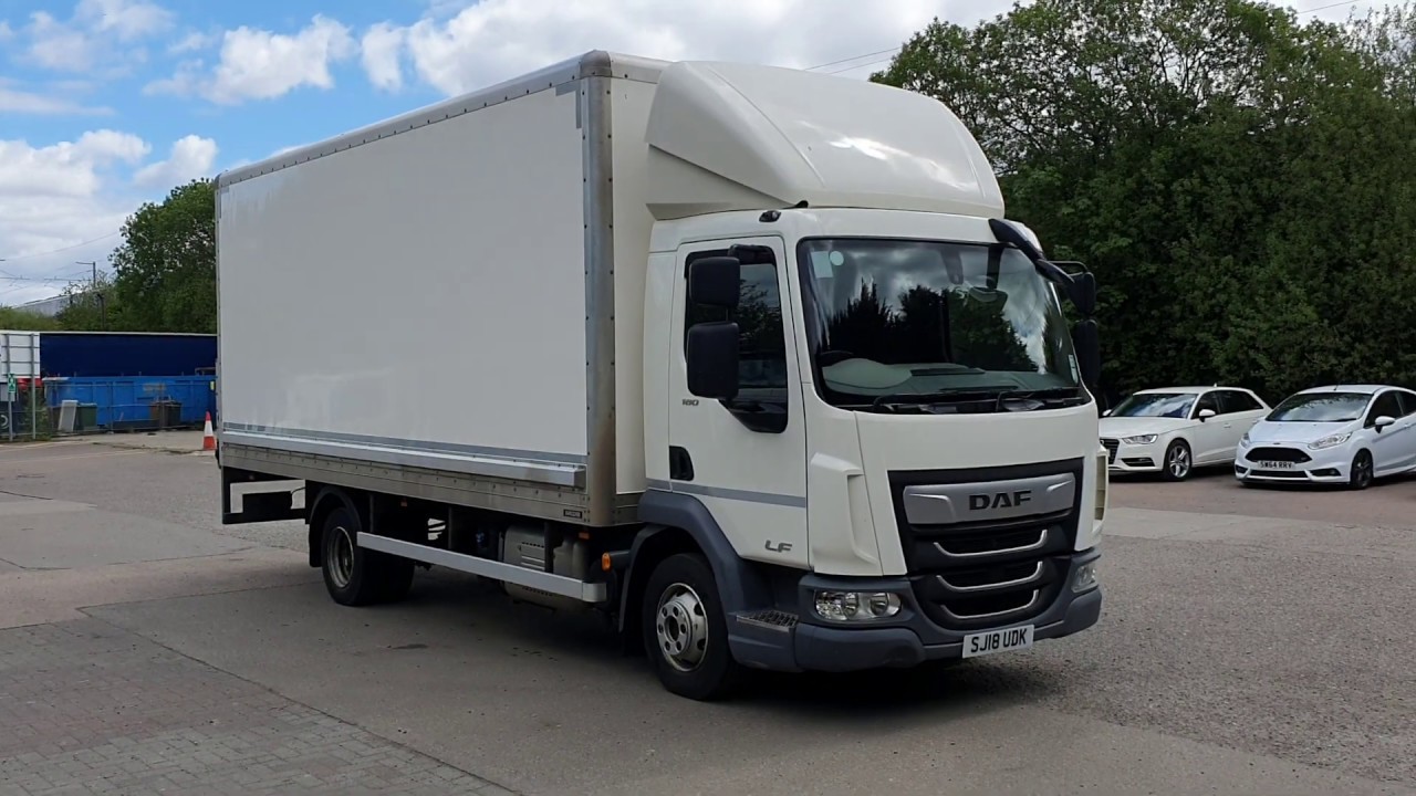 2018 DAF LF 180 Euro 6 7.5t Box Truck with Tail Lift for Sale in UK [Must See]
