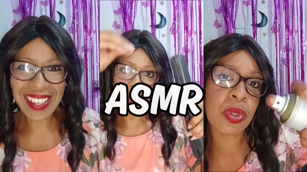 ASMR FINALIZANDO SEUS CACHOS LINDOS #asmr #asmrbrasil