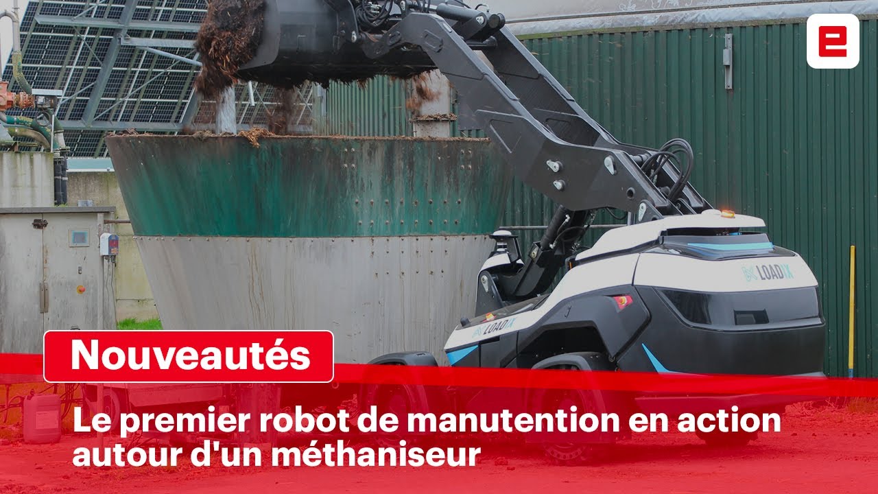 Que vaut le premier ROBOT de MANUTENTION à l'alimentation d'un méthaniseur ?