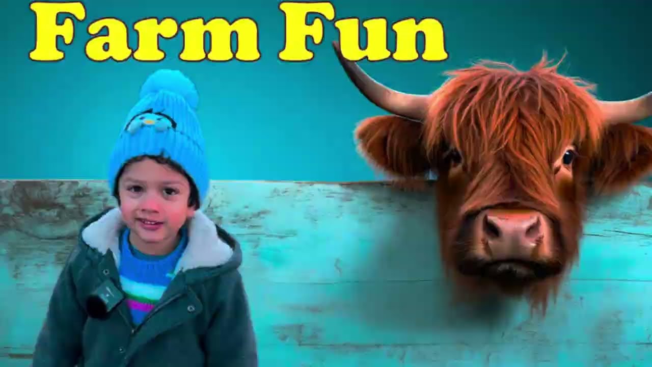 Adventure at Swanston Farm: Highland Cows, Kite Flying, and a Day Full of Fun!