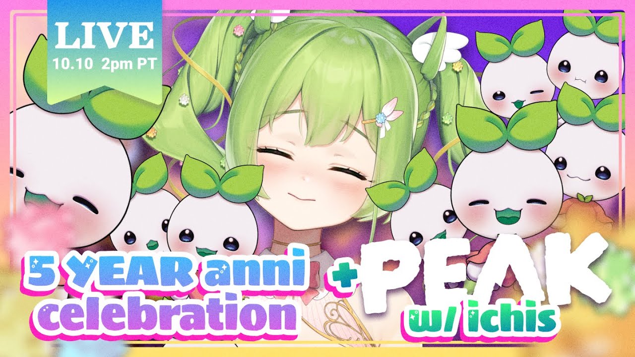 【5 Year Anniversary】Celebrating and a SURPRISE! + modded PEAK w/ ichidachis~ 🌷 #831