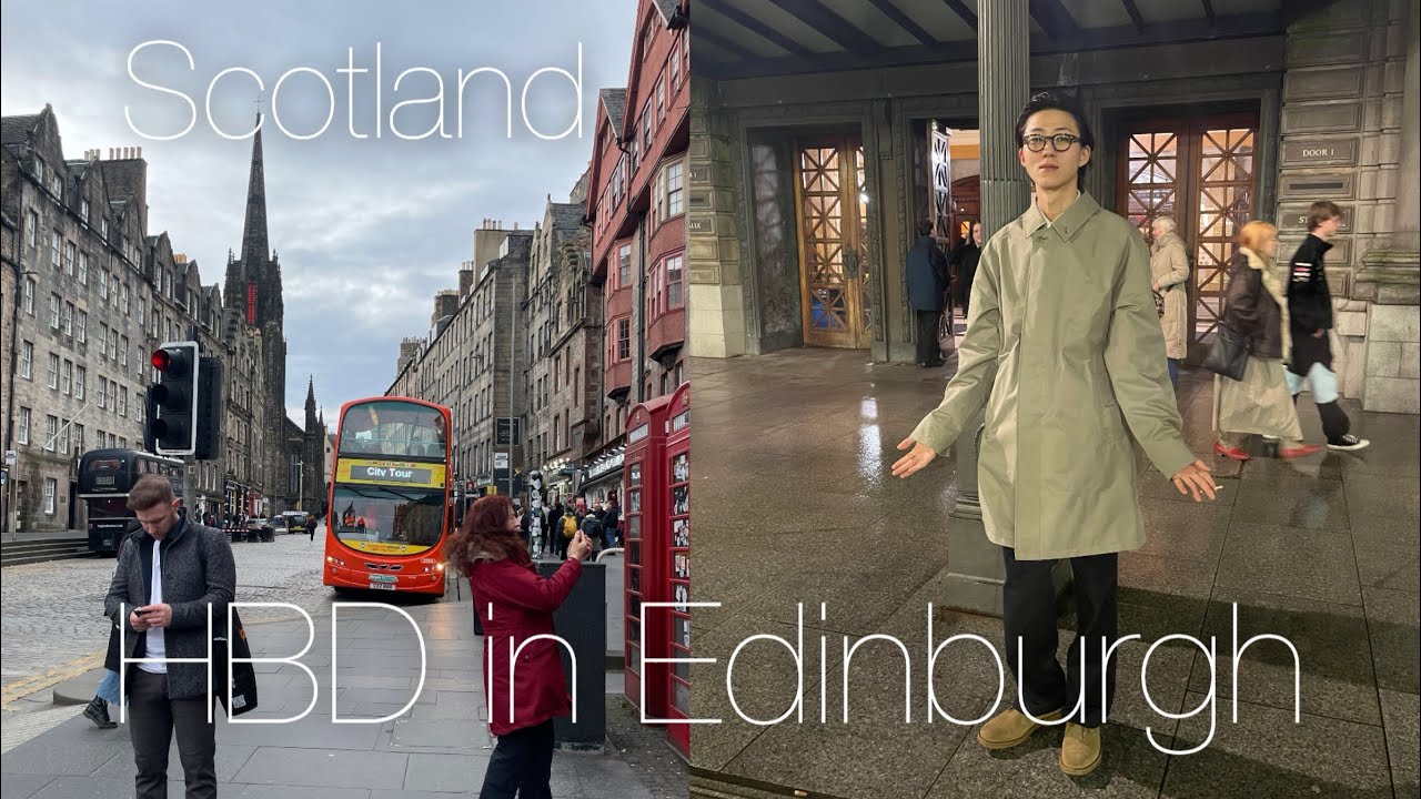 [프랑스 워킹홀리데이, EP35] HBD in Edinburgh, 에딘버러 여행 브이로그 🏴󠁧󠁢󠁳󠁣󠁴󠁿 (스코틀랜드/LOWDOWN CAFE/HIDEOUT COFFEE/KYLOE)