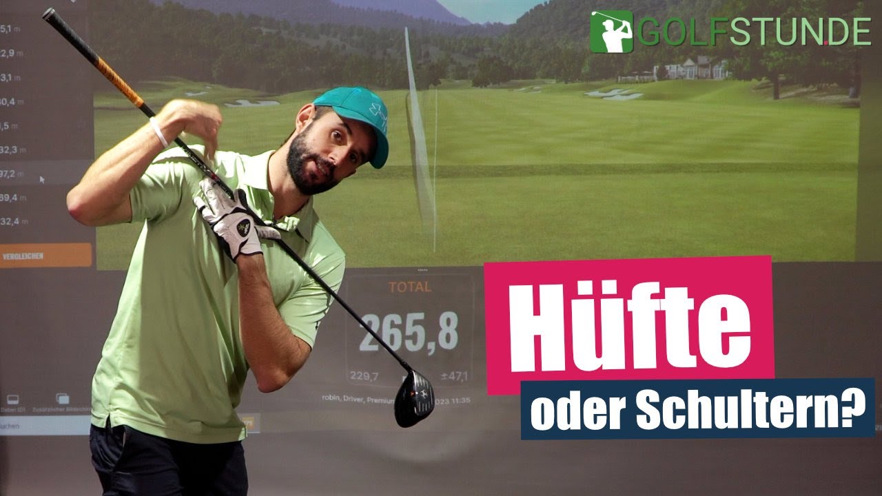 Schultern oder Hüfte: Was erzeugt Schlagweite im Golfschwung?