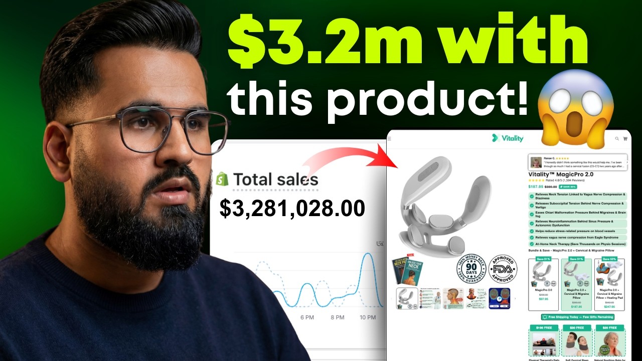 Я нашел дропшиппинг-магазин на Shopify с оборотом в 3,2 миллиона долларов, который зарабатывает 1...