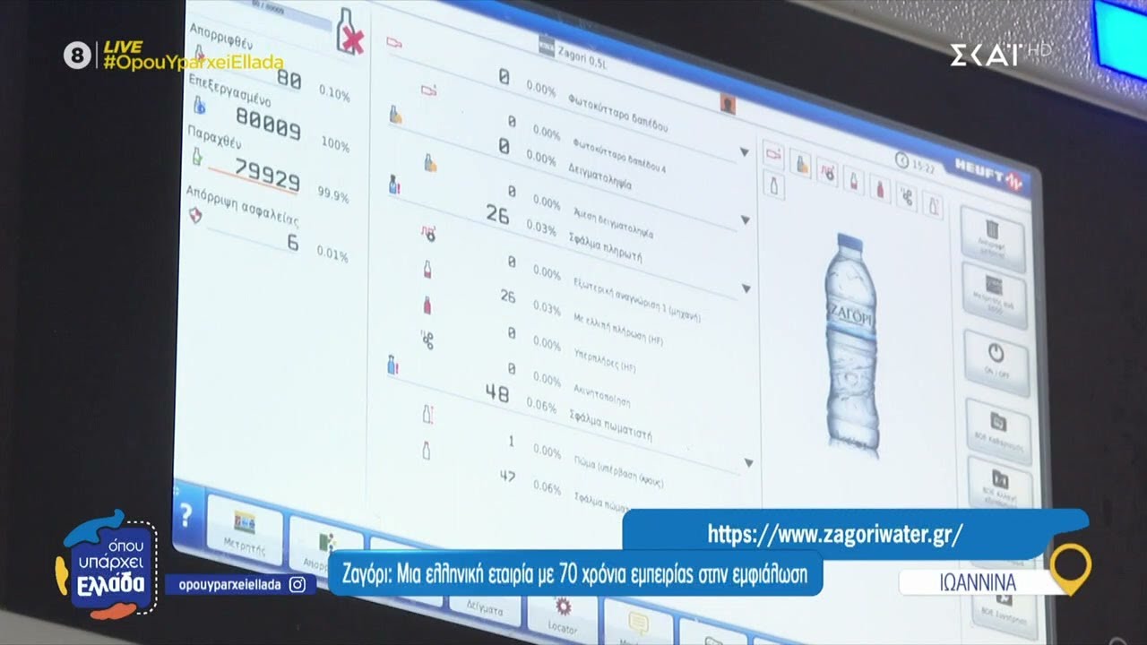 Ζαγόρι: Μια ελληνική εταιρία με 70 χρόνια εμπειρίας στην εμφιάλωση | Όπου Υπάρχει Ελλάδα
