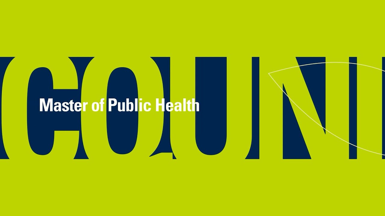 Study a Master of Public Health at CQUniversity