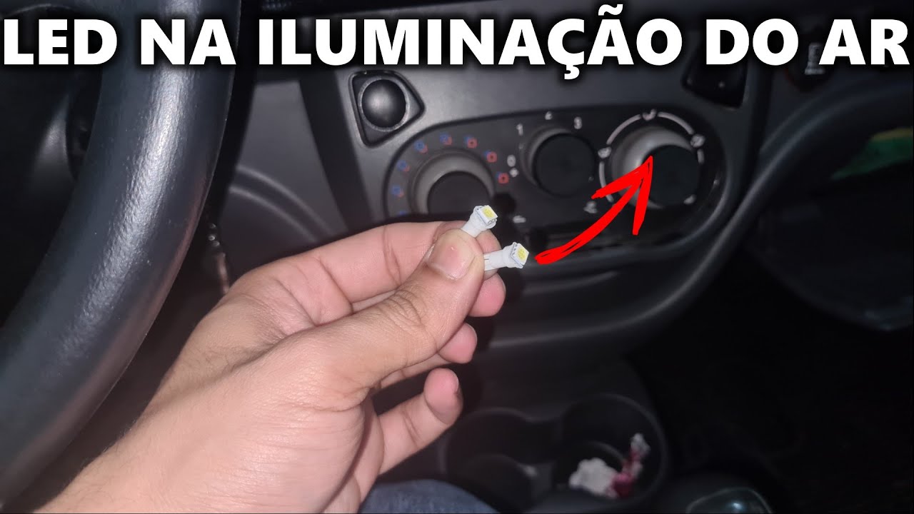 Como trocar os LEDS do painel do ar condicionado do UNO VIVACE