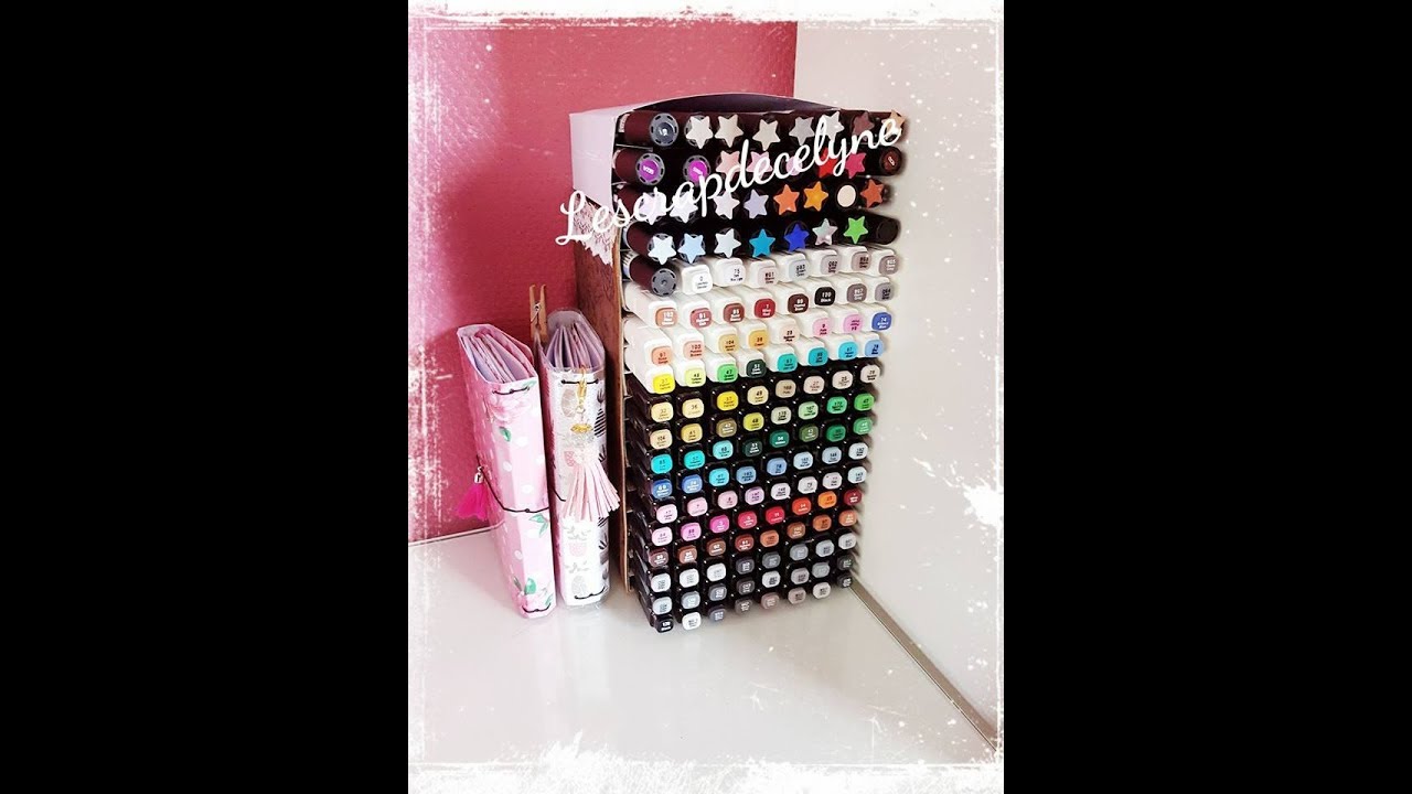 Tuto boîte de rangement feutre à alcool