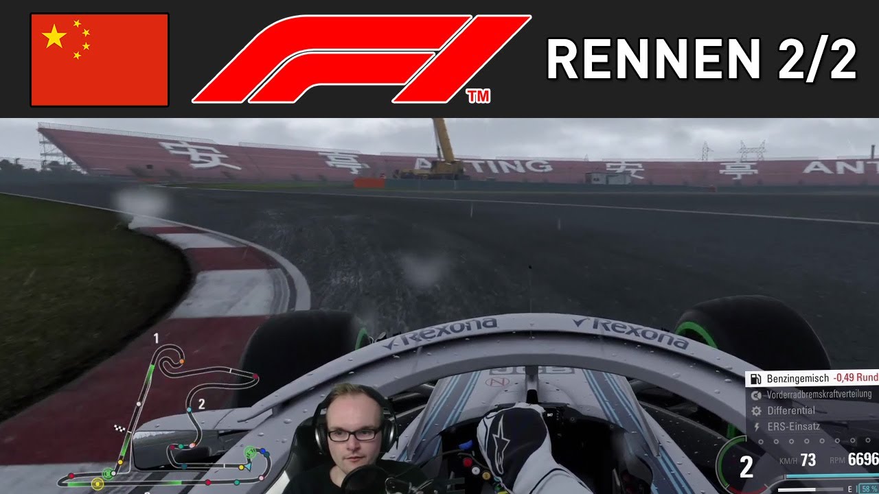 Das erste Mal REGEN in F1 2018! 🎮 F1 2018 Karriere #6