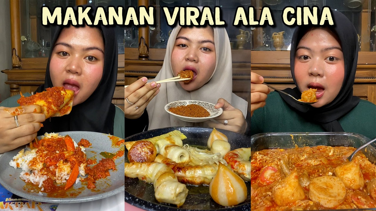 MUKBANG MAKANAN PANAS KAYA ORANG CINA!! - TIKTOK NILAKURUS MUKBANG MAKAKAN UNIK