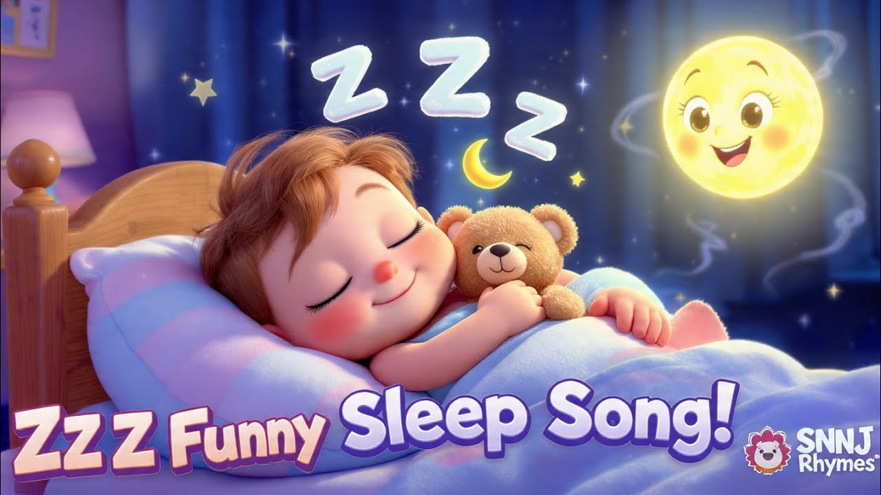 Z Z Z Funny Sleep Song 🎵 😴 🤣 😂 😆 ♥️ | Nursery Rhymes 🔔 | SNMJ Rhymes 